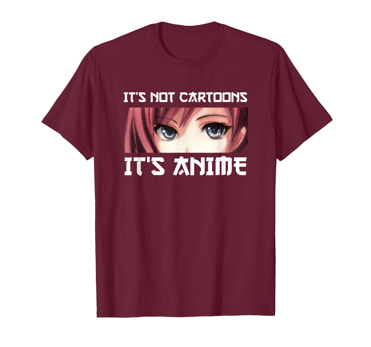 It's Not Cartoons It's Anime T-Shirt Small