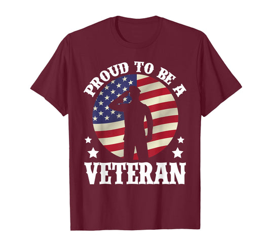Proud Be A Veteran of The USA Veteran Veterans Day T-Shirt