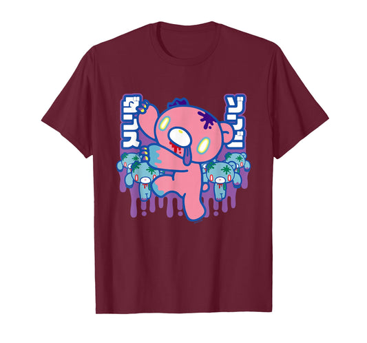 Gloomy Bear The Naughty Grizzly Zombie Horde Anime Manga T-Shirt