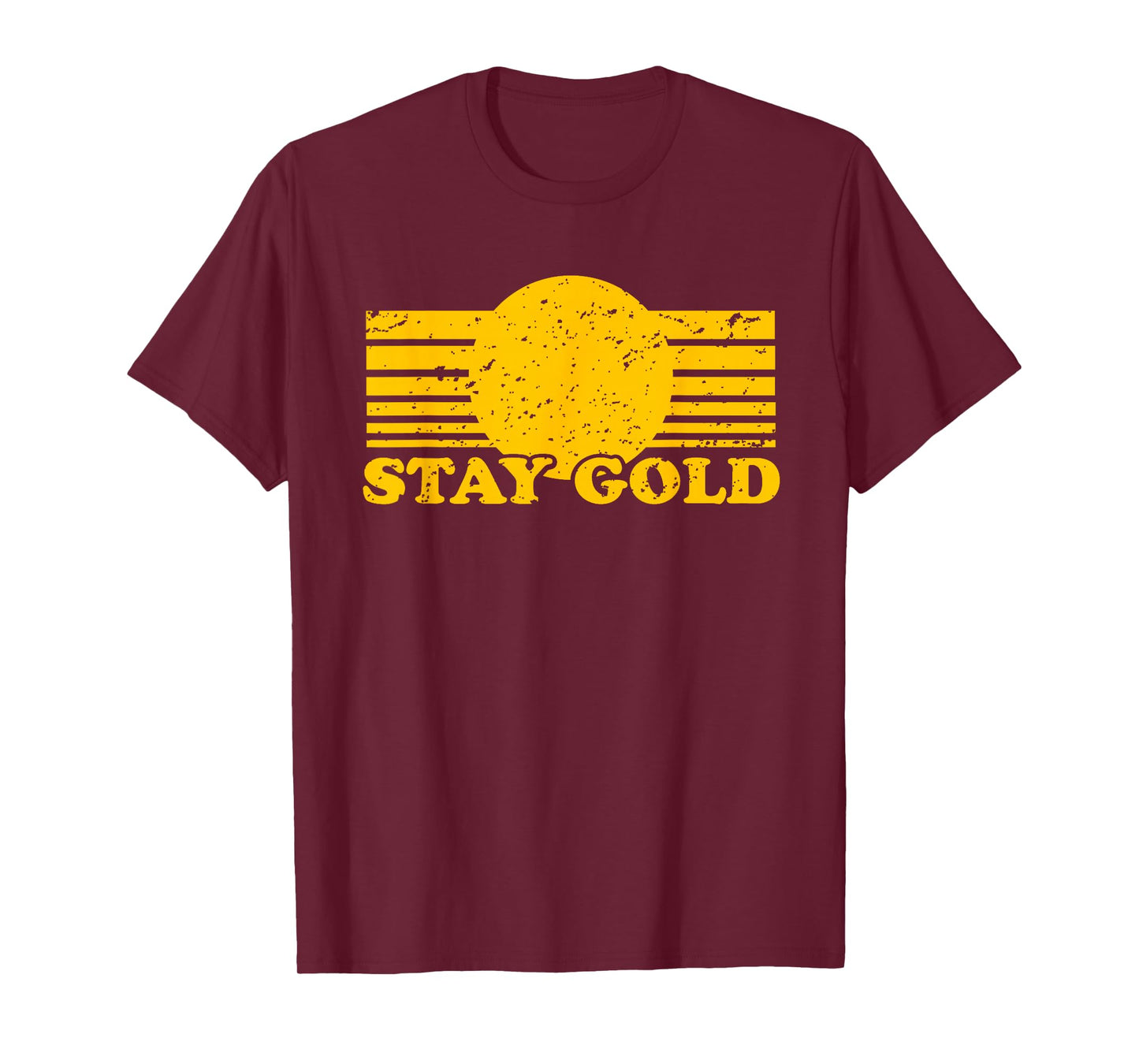 Stay Gold Ponyboy Outsiders Book Movie Novel Retro T-Shirt