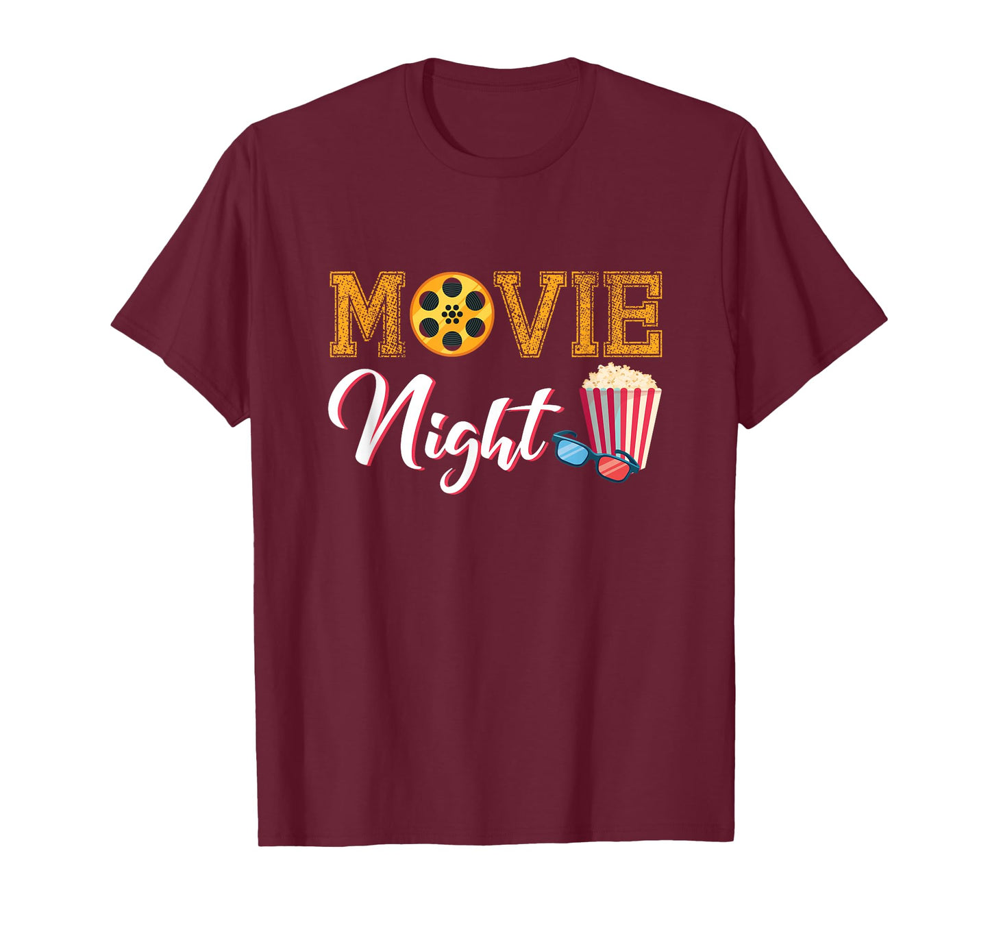 Movie Night Funny Movie and Theater Apparel for Teens Kids T-Shirt