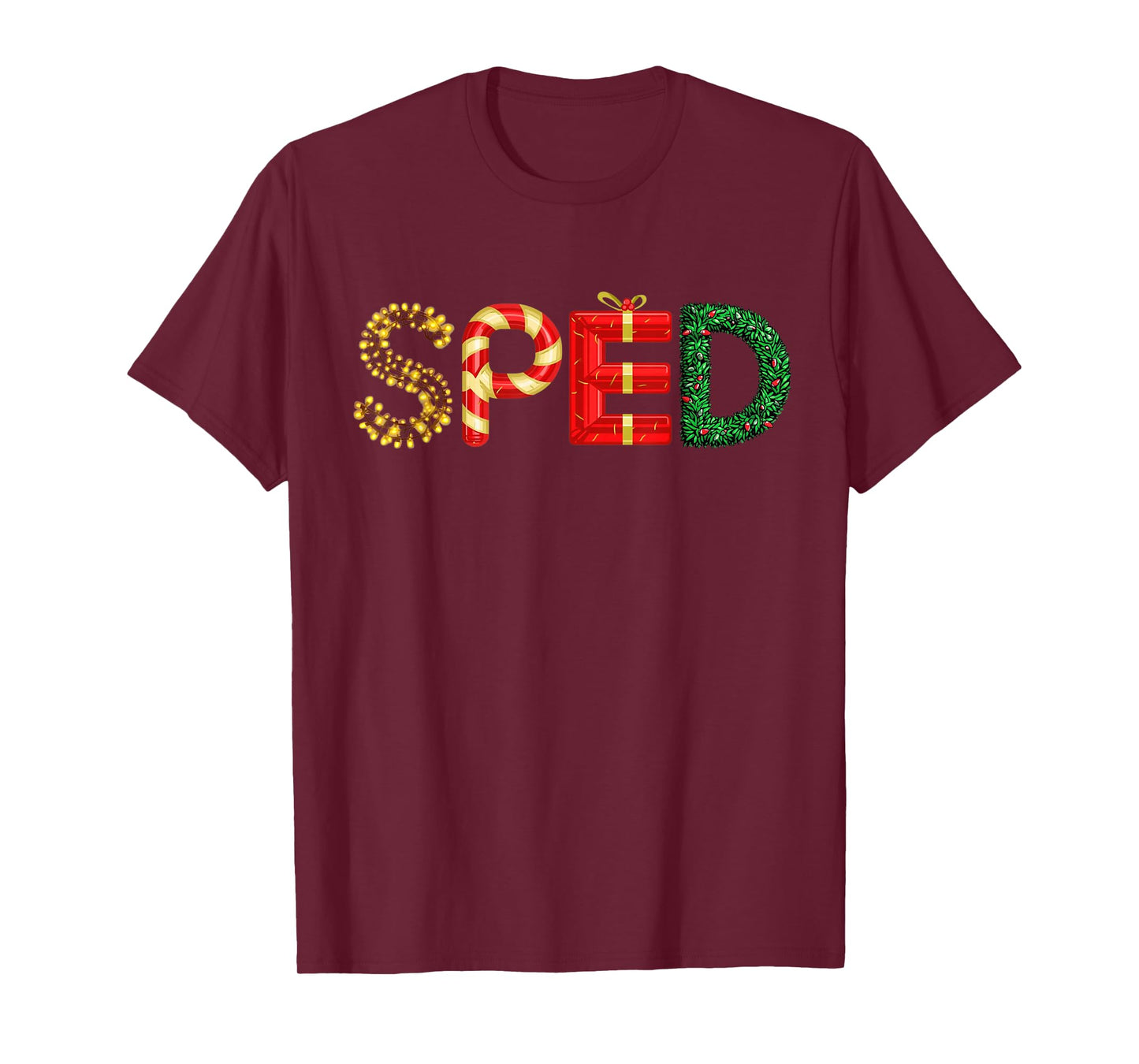 Special Education Teacher SPED Christmas Squad School Team T-Shirt