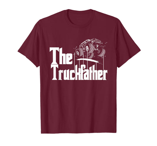 Monster Truck Jam Truckfather - Funny Dad Father UTE Pickup T-Shirt