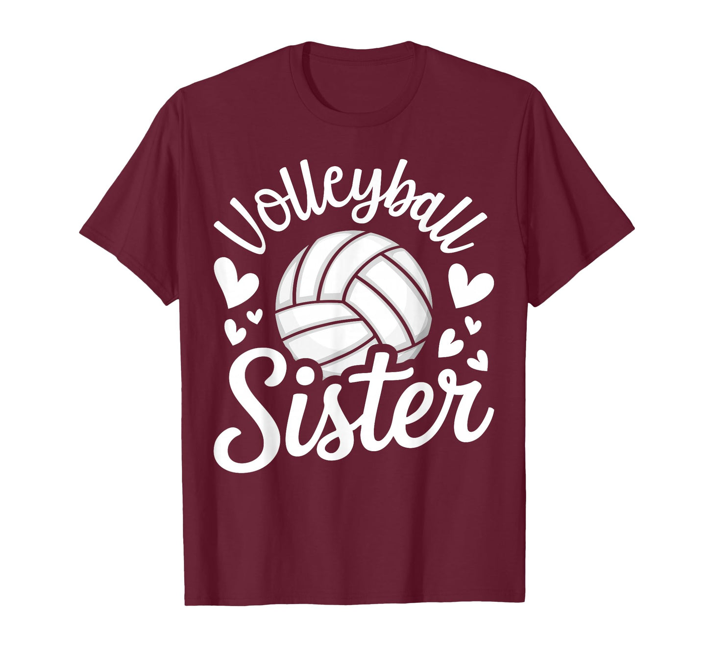 Cute Volleyball Sister Player T-Shirt