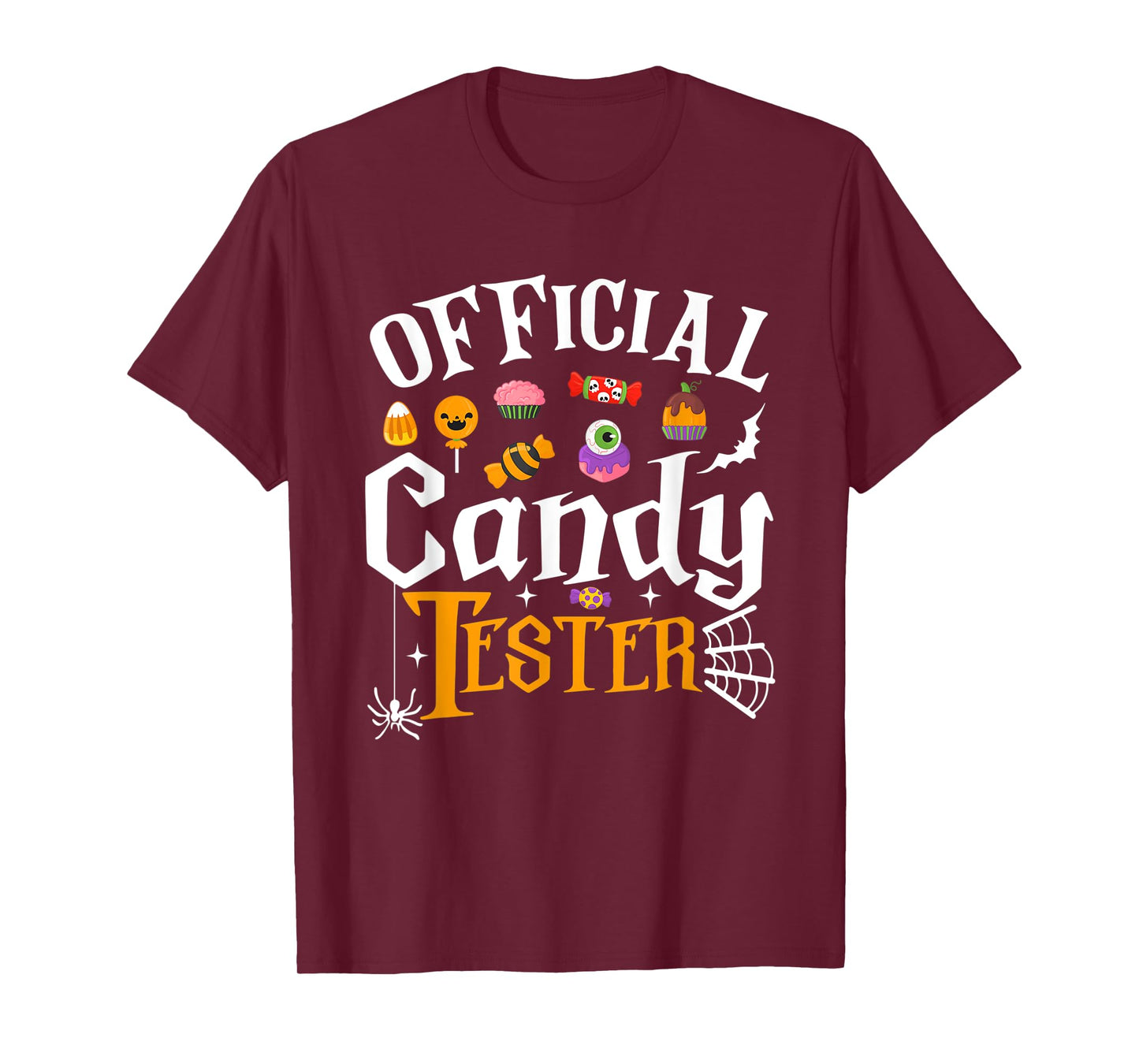Official Candy Tester Shirt Funny Halloween Men Women Kids T-Shirt