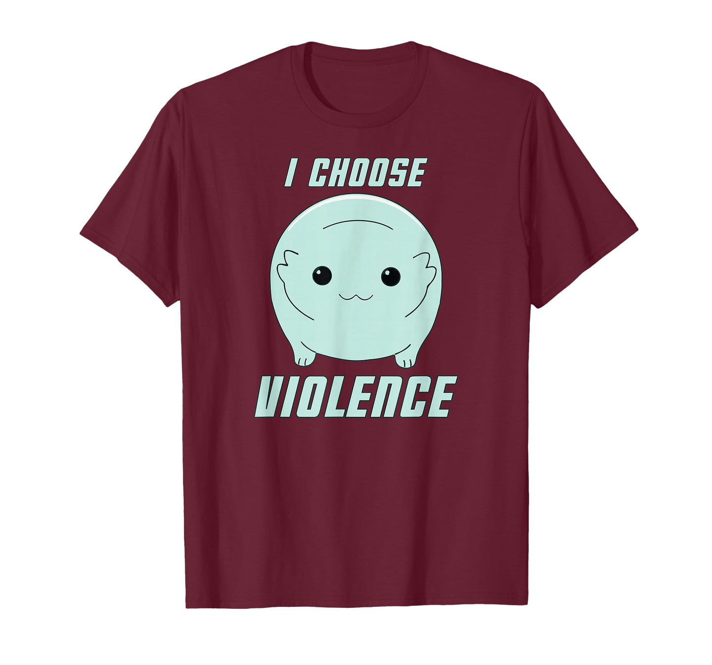 Moopsy Chooses Violence (Light Text) T-Shirt