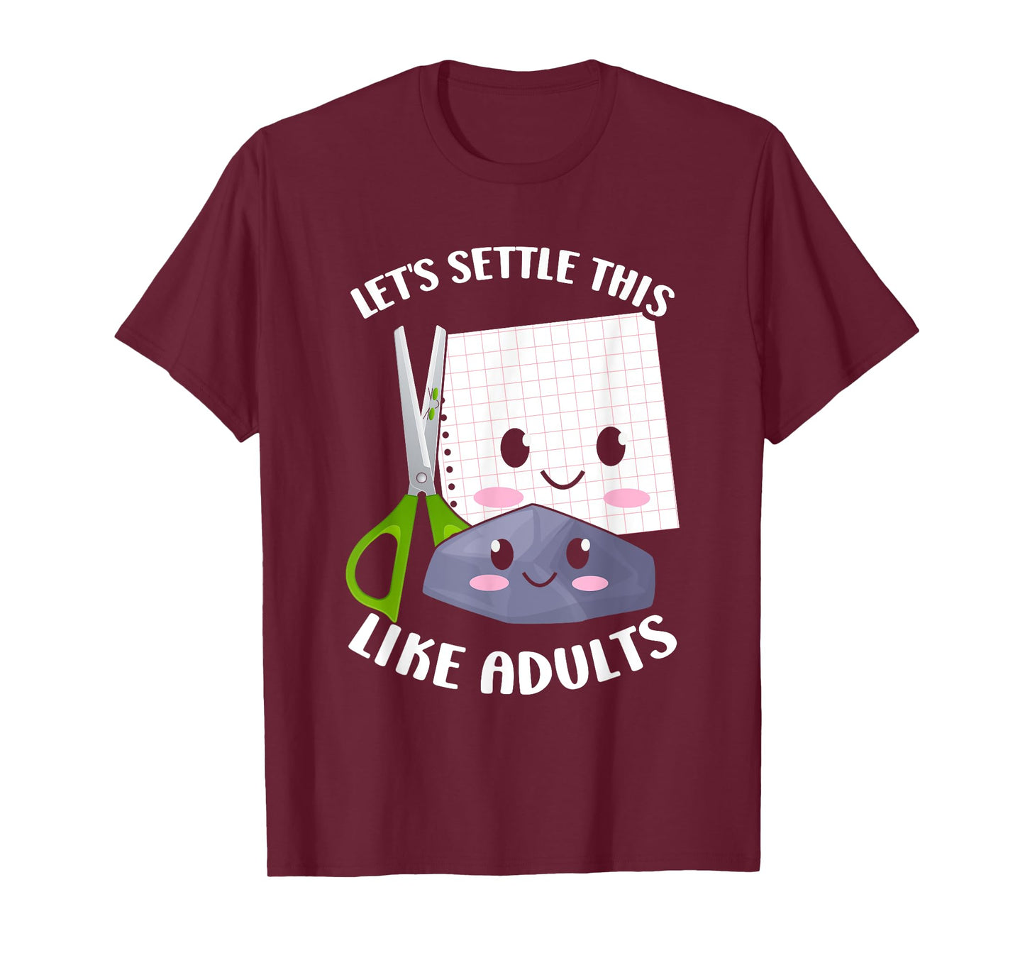 Rock Paper Scissors Funny Group Kawaii Halloween Costumes T-Shirt