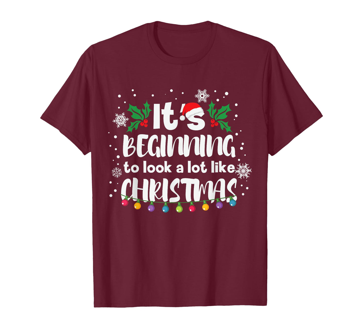Its Beginning To Look A Lot Like This Christmas Funny Gift T-Shirt