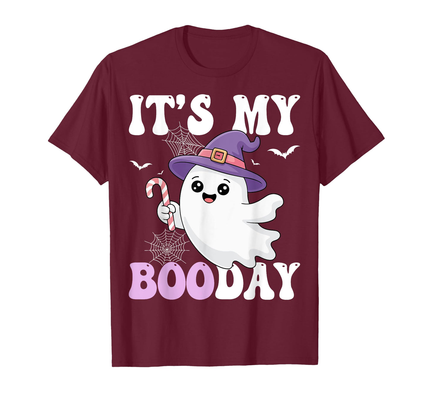 Its My Boo Day Cute Ghost Halloween Birthday Party T-Shirt