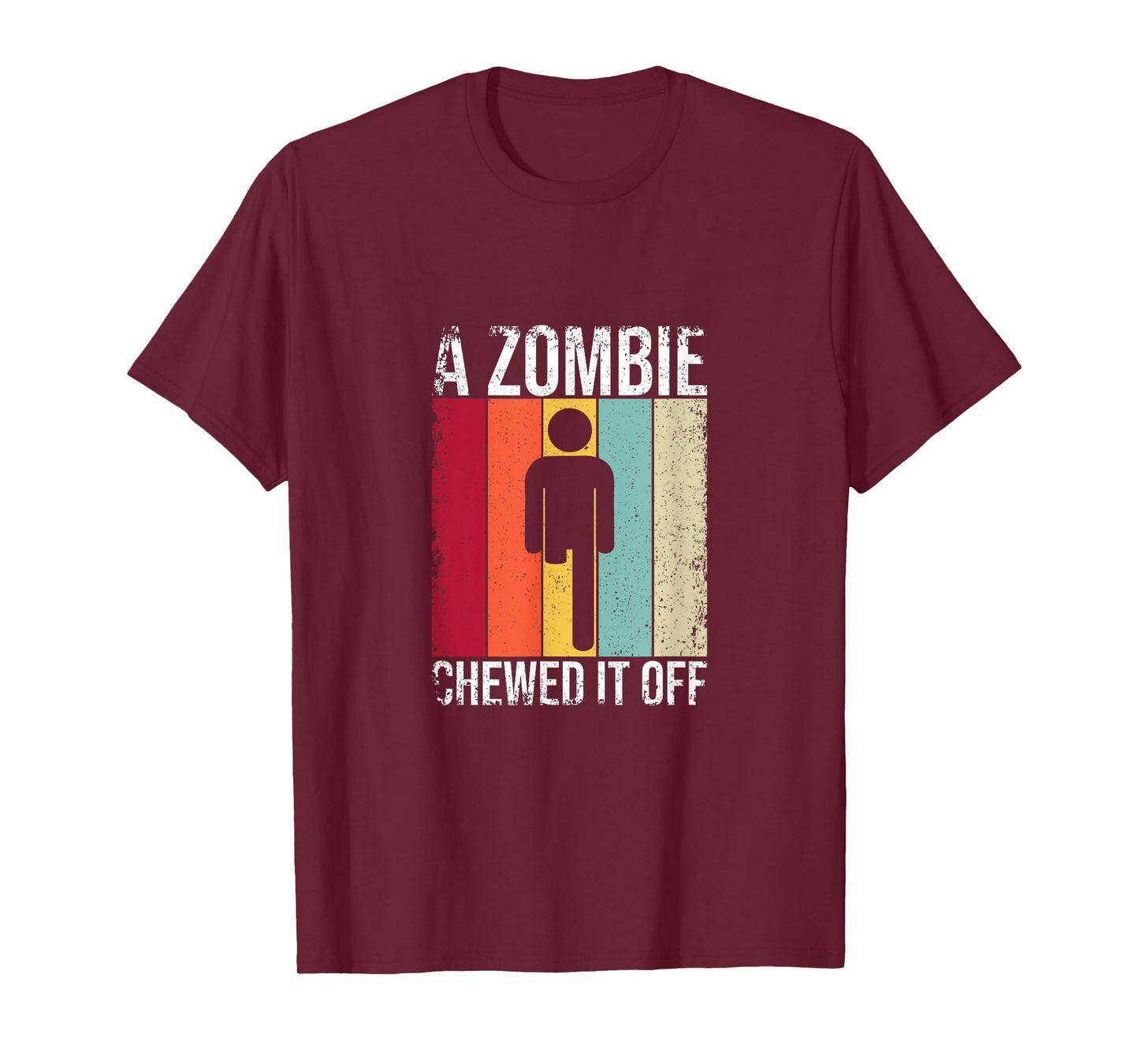 A Zombie Chewed It Off Funny Amputated Leg Amputee T-Shirt