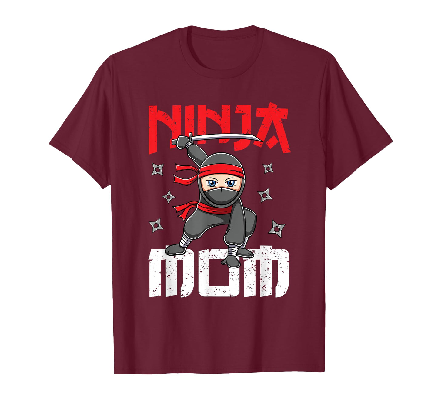 Ninja Mom Family Matching Ninja Birthday Themed Party T-Shirt