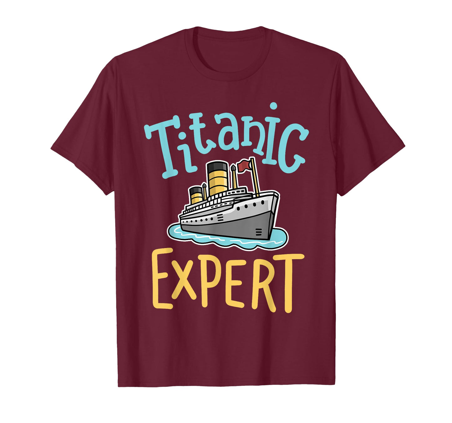 RMS Titanic Funny Expert Retro Cruise Ship Men Boys Kids T-Shirt