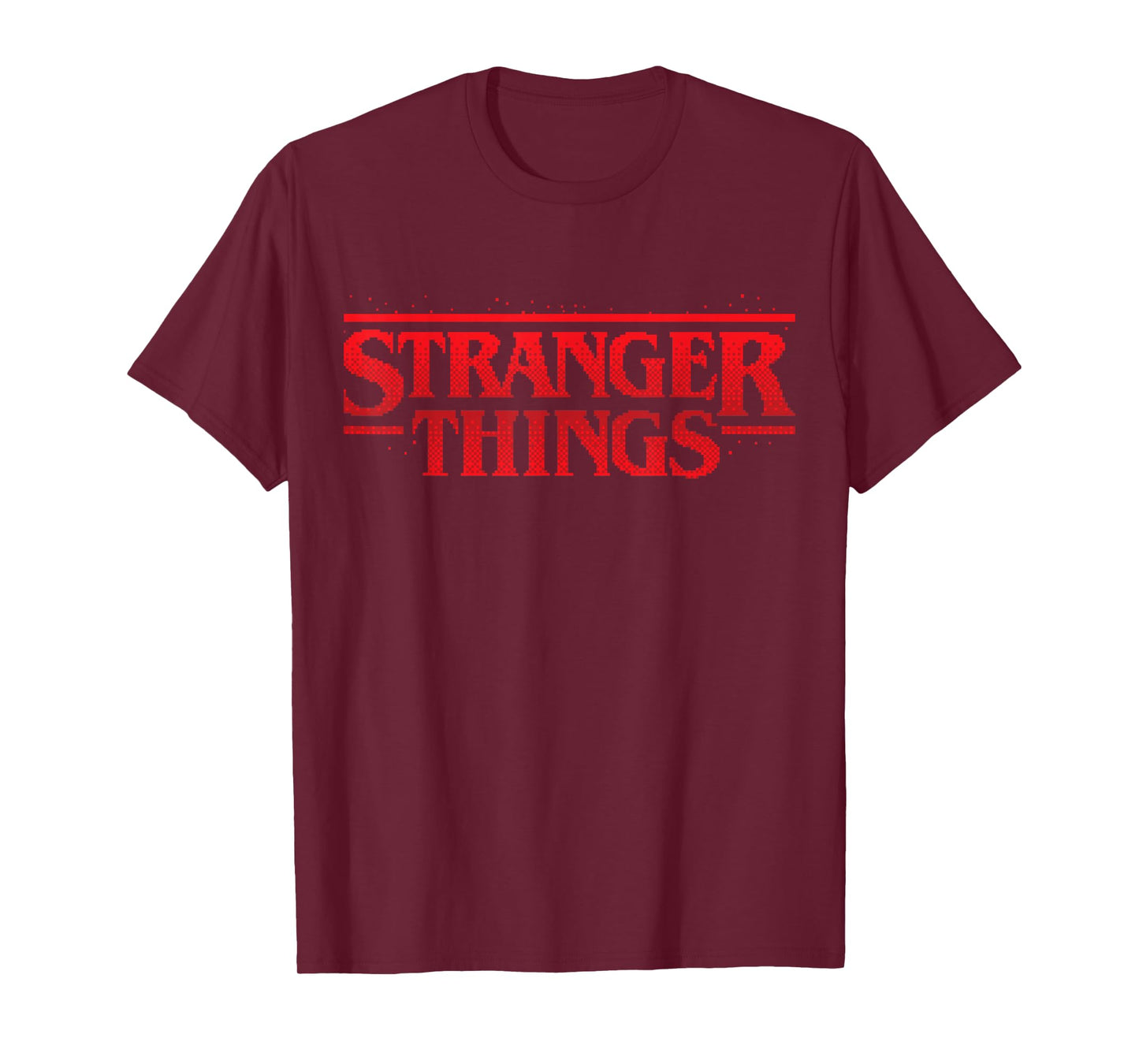 Stranger Things Season 5 Retro Video Game Red Logo T-Shirt