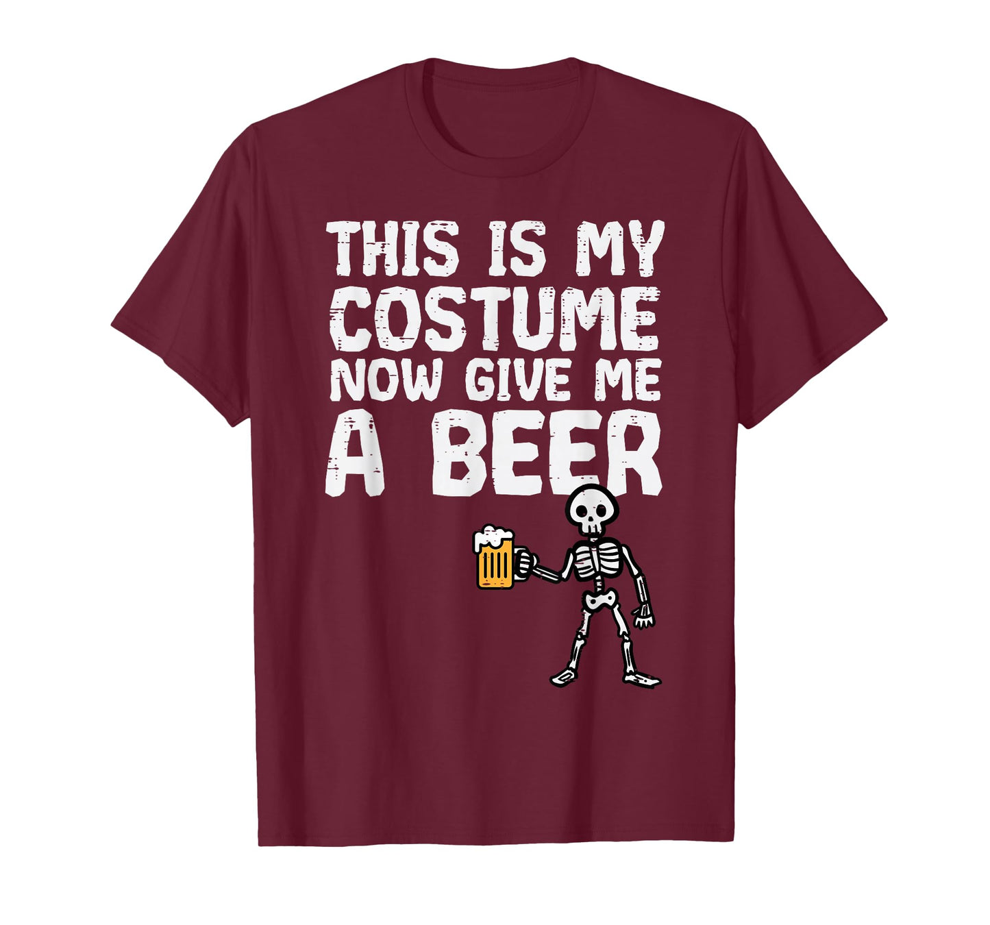 Halloween This Is My Costume Give Me Funny Skeleton Dad Men T-Shirt