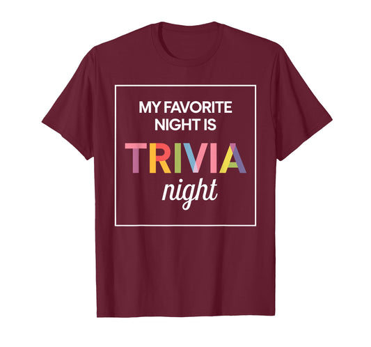 Funny Trivia Design For Men Women Trivia Night Trivia Lovers T-Shirt