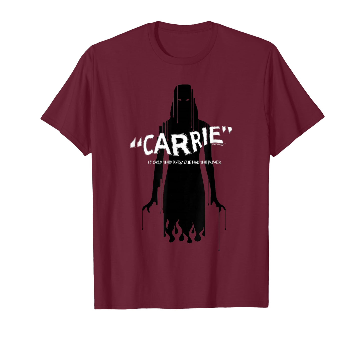 Carrie If Only They Knew She Had The Power Evil Silhouette T-Shirt