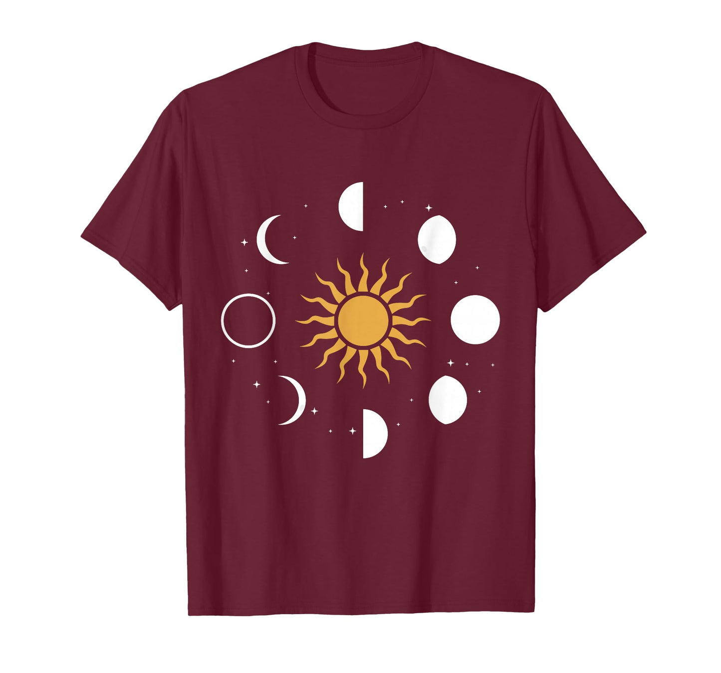 Sun Lunar Phases Moon Phase Earth Hemisphere New Moon T-Shirt