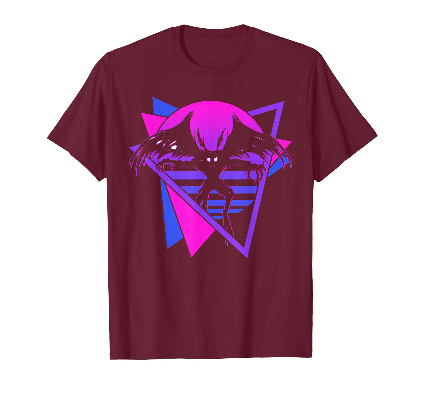 Mothman Cryptid Cryptozoology Retro T-Shirt