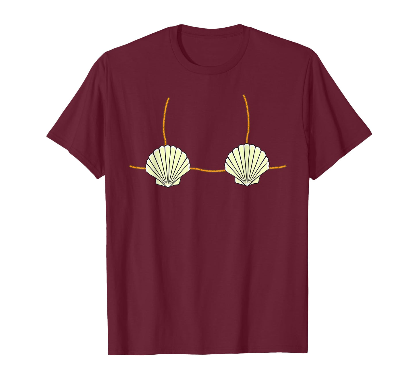 Mermaid Sea Shell Bikini Top Funny T-Shirt