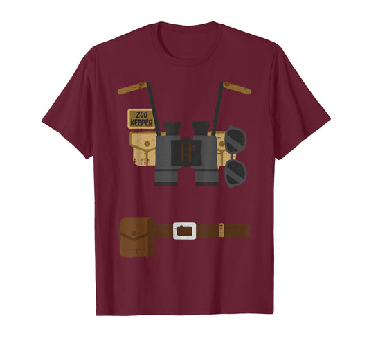 Halloween Zookeeper Costume Funny Zoo Keeper Men Women Kids T-Shirt