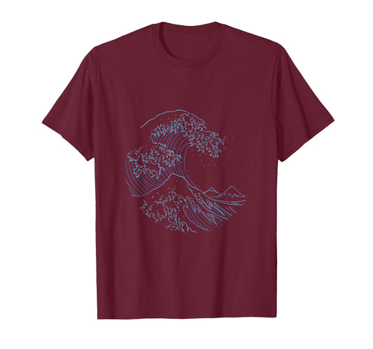 Japanese Retro Wave Tsunami Tidal Wave T-Shirt