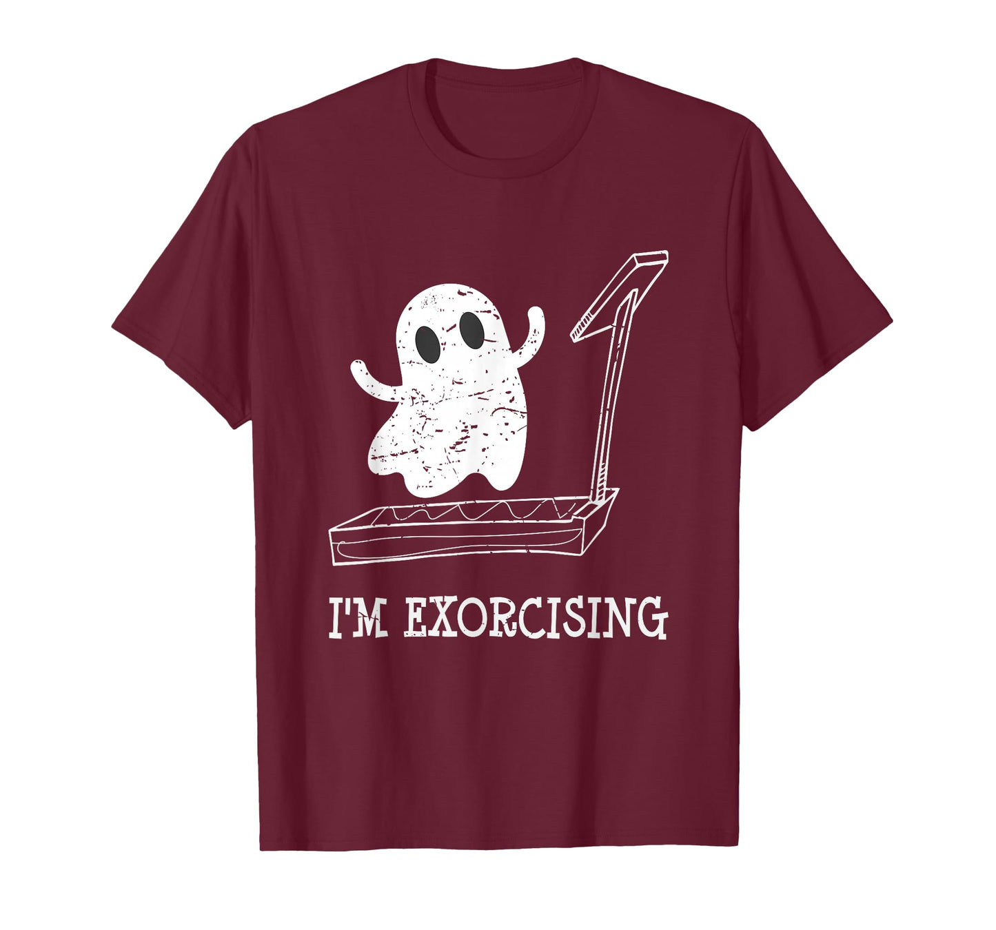 I m Exorcising Fitness Exercise Halloween Gift T-Shirt