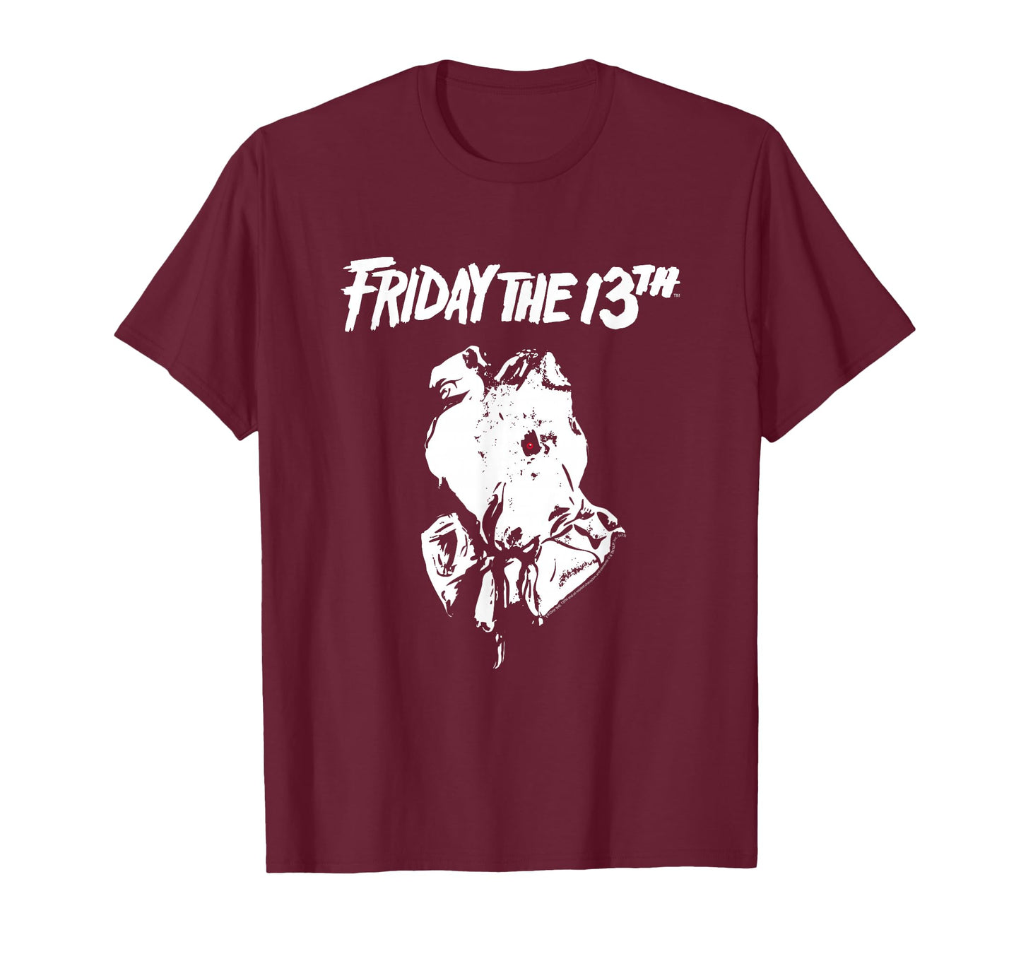 Friday The 13th: Part 2 White Logo & Mask T-Shirt