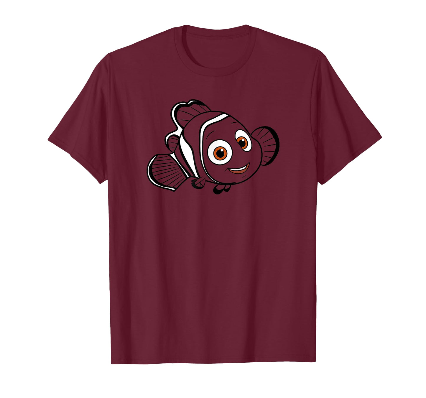 Disney Pixar Finding Dory Transparent Nemo Big Face Wave T-Shirt