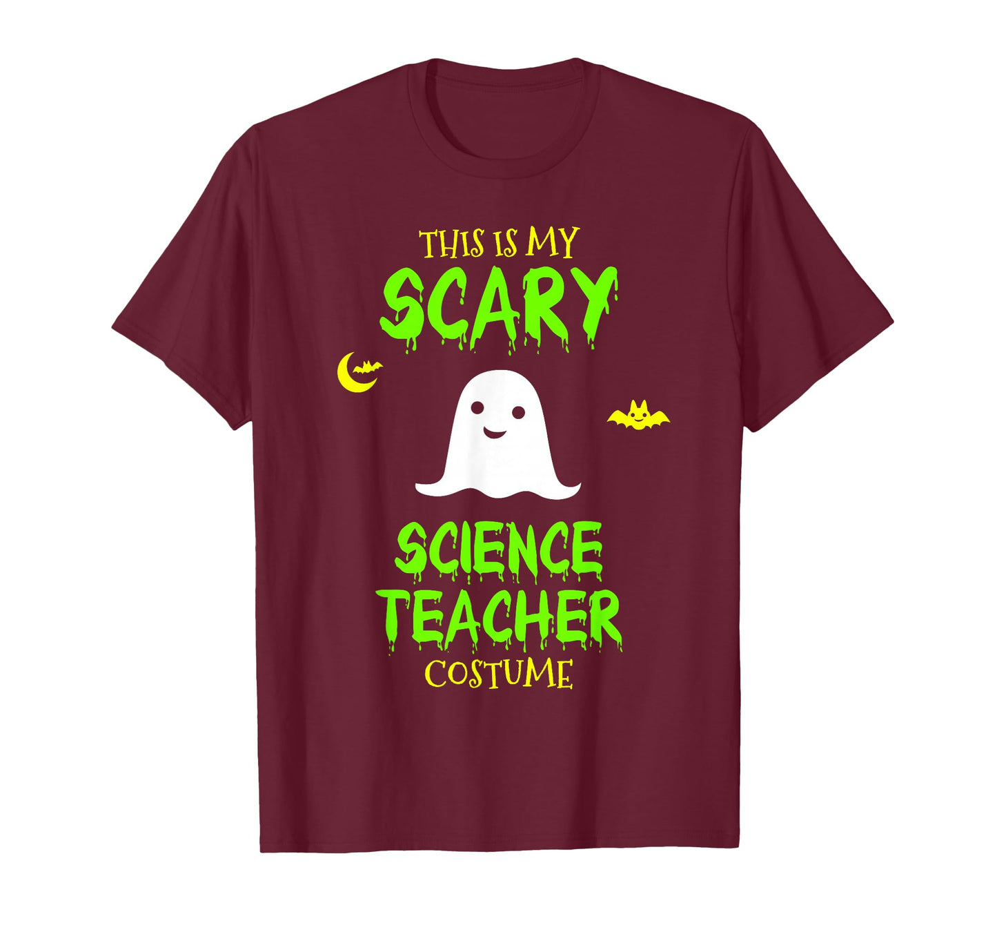 Scary Science Teacher Costume Halloween Lazy Easy T-Shirt