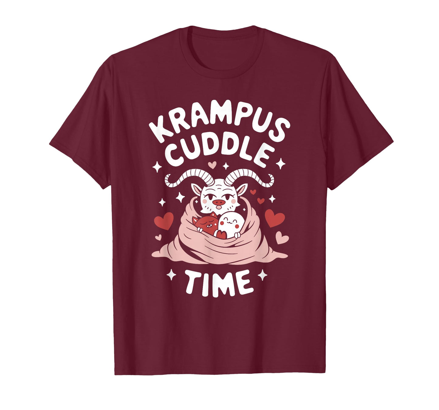 Cute Christmas Monster Krampus Lover Festive Fun Christmas T-Shirt