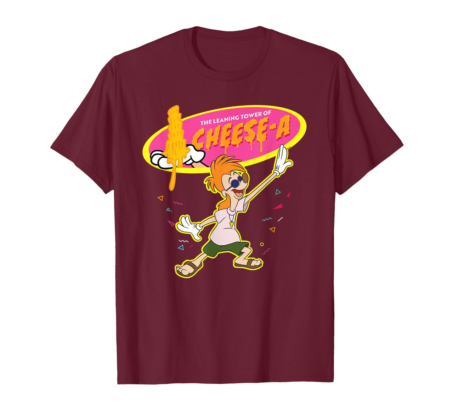 Disney A Goofy Movie 30th Anniversary Bobby Tower Cheese-a T-Shirt