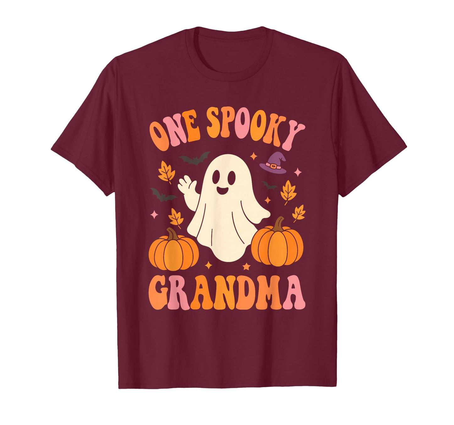 One Spooky Grandma Matching Family Halloween Costumes T-Shirt