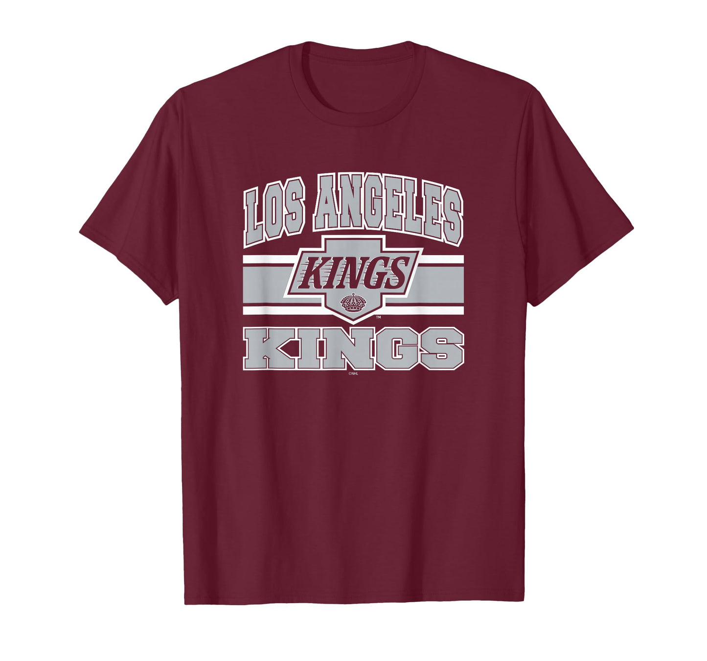 Los Angeles Kings Stripe Black Officially Licensed T-Shirt