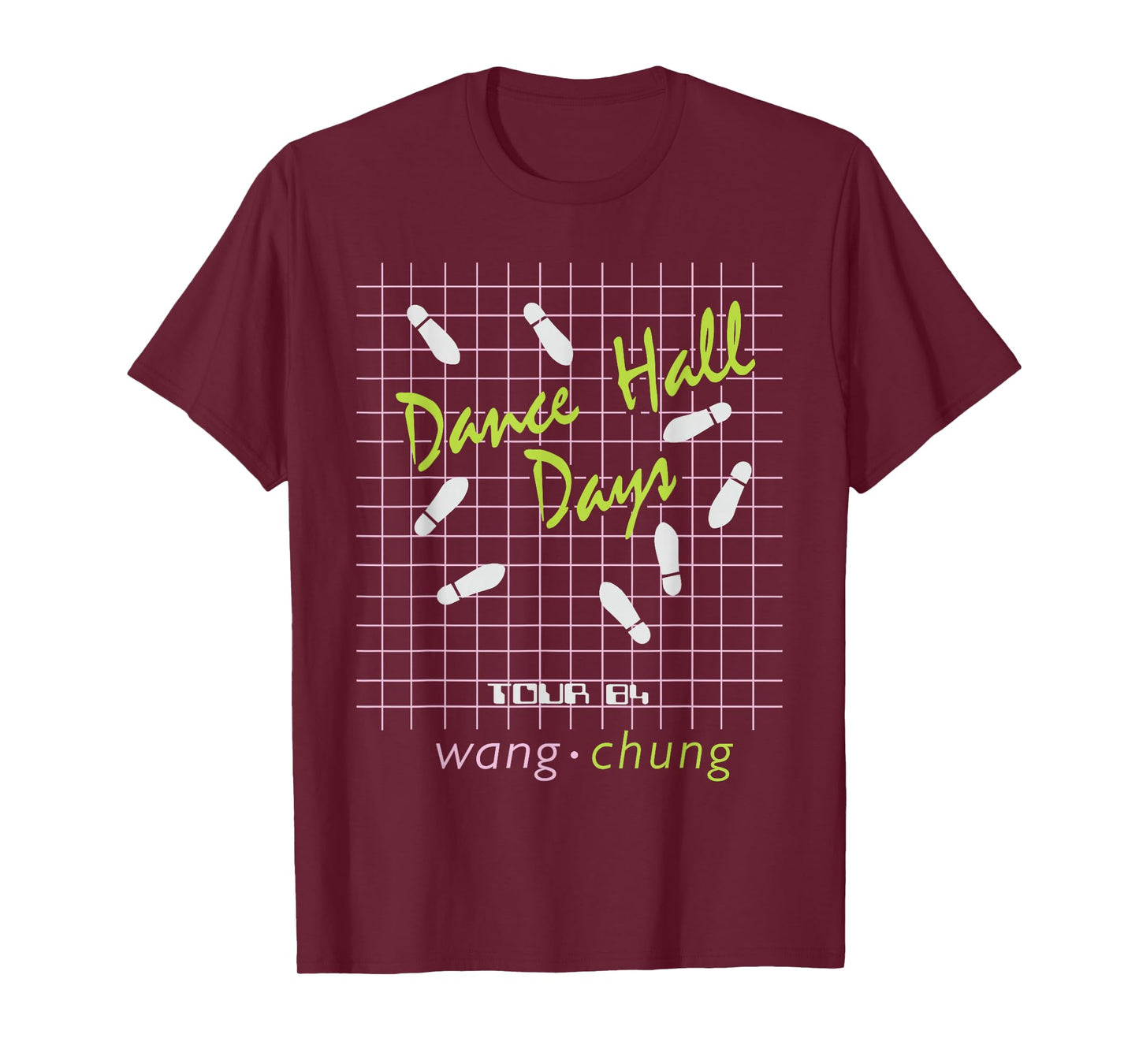 Wang Chung Dance Hall Days - Have Fun Quiz on Back T-Shirt