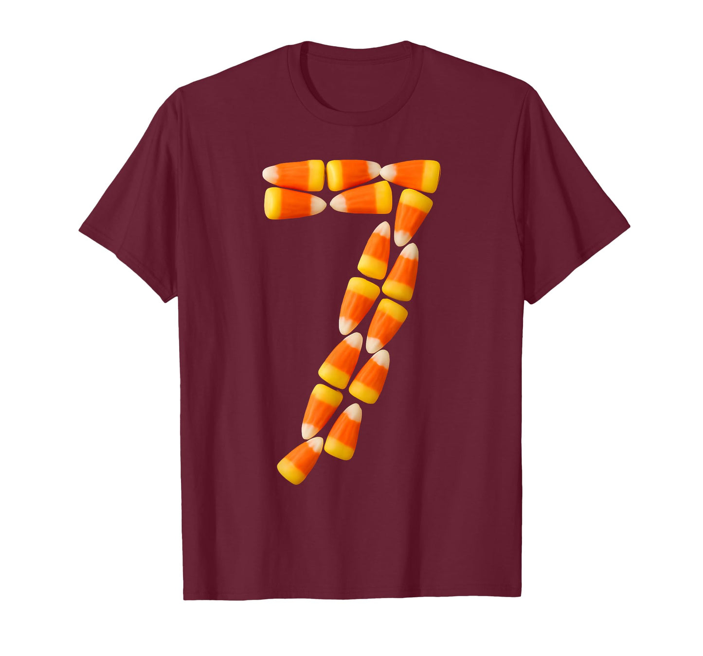 Candy Corn 7 Halloween 67 Funny Humor T-Shirt