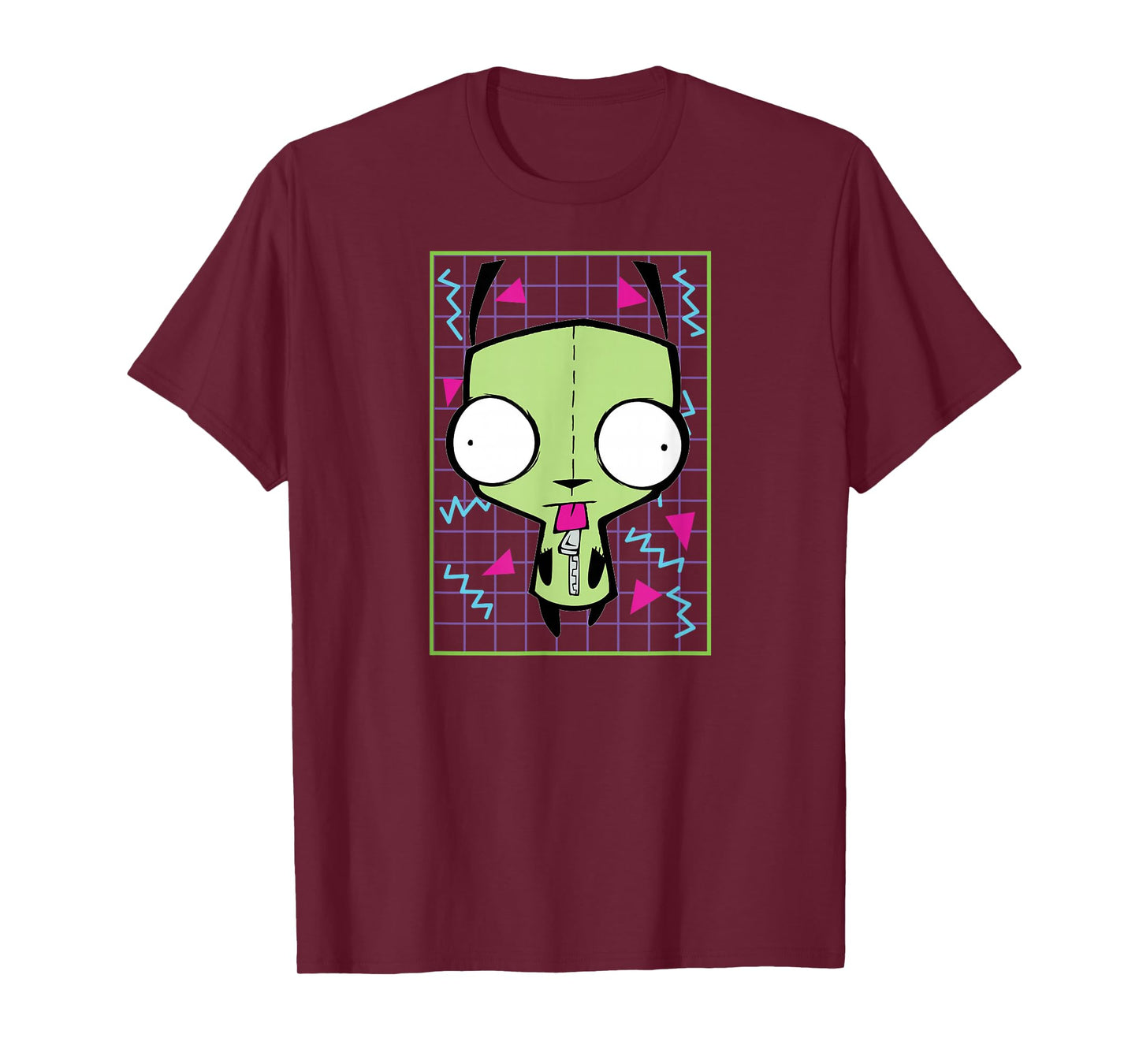 Invader Zim - Gir 90s Grid T-Shirt