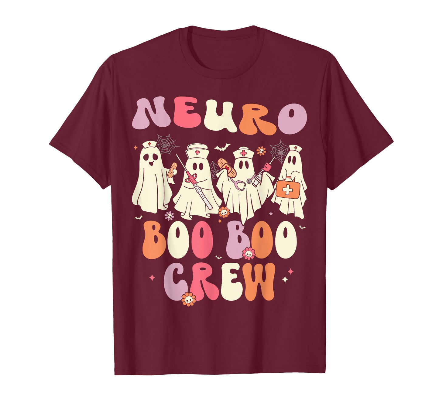 Neuro Boo Crew Neurology Nurse Halloween for Women T-Shirt