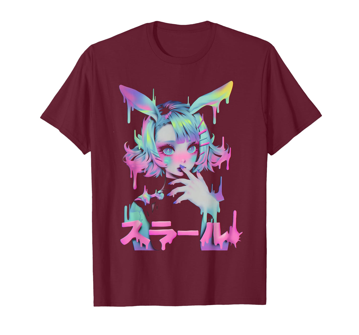 Anime Manga Cyberpunk Aesthetic Techwear Harajuku Bunny T-Shirt