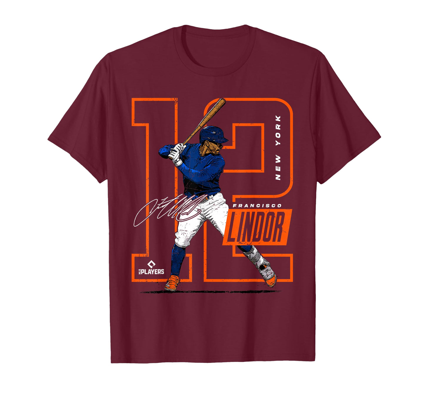 Francisco Lindor | New York Baseball MLB Player | MLBLIN4007 T-Shirt
