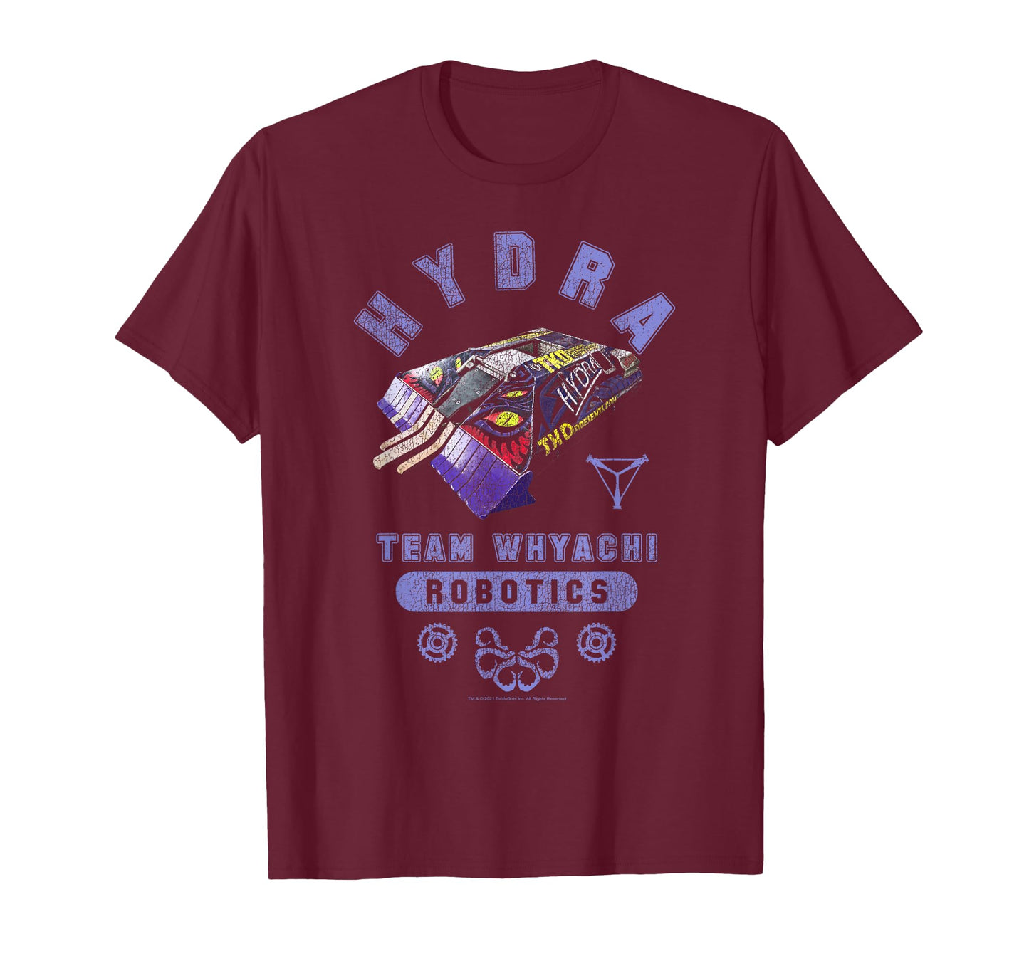 BattleBots Hydra Team Whyachi Robotics Collegiate T-Shirt
