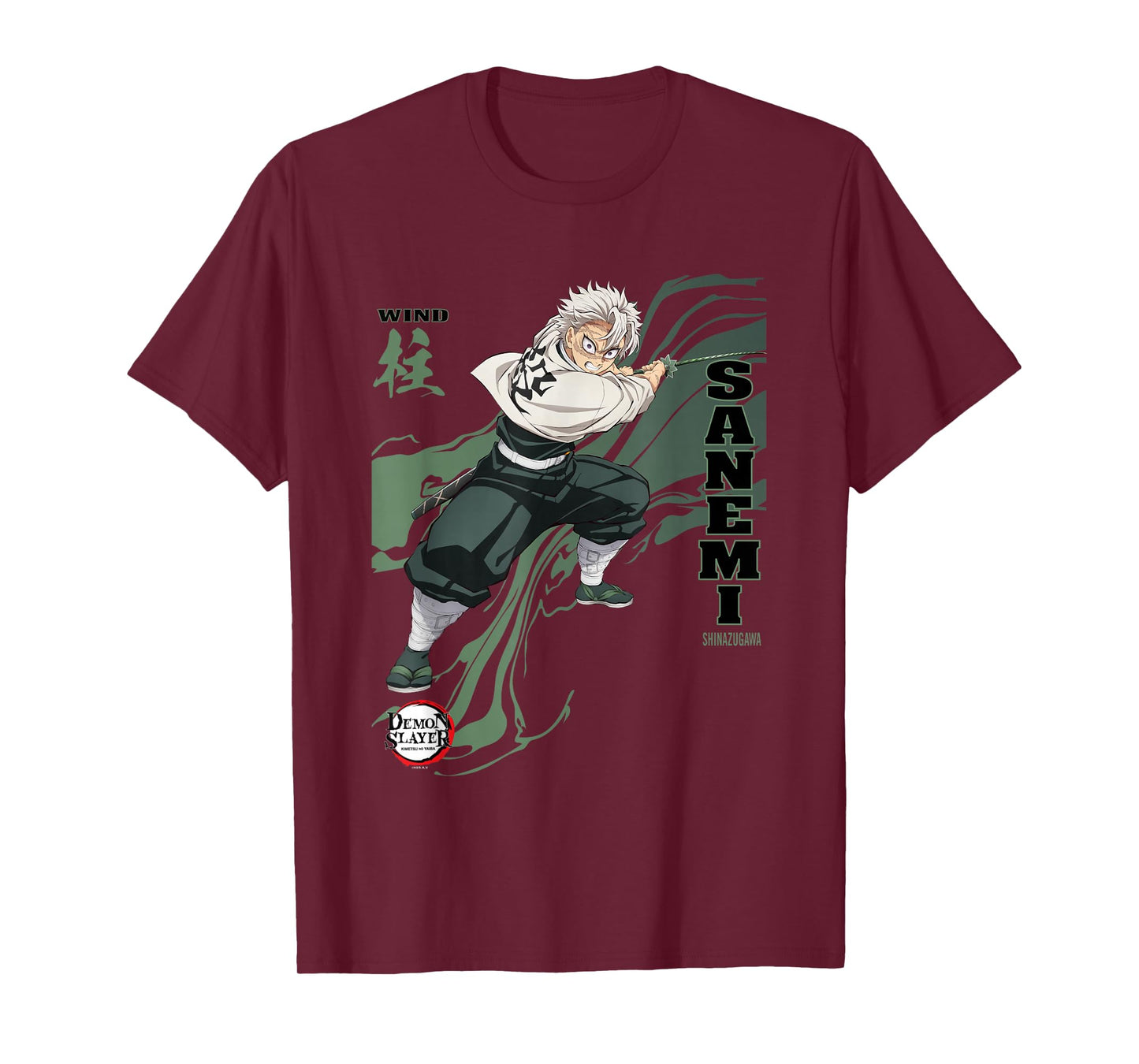 Demon Slayer: Infinity Castle Sanemi Shinazugawa Art T-Shirt