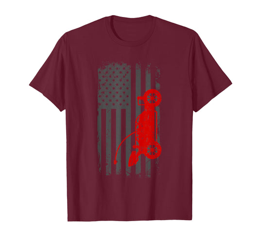 Distressed RC Car American Flag Racing Racers Patriotic Gift T-Shirt