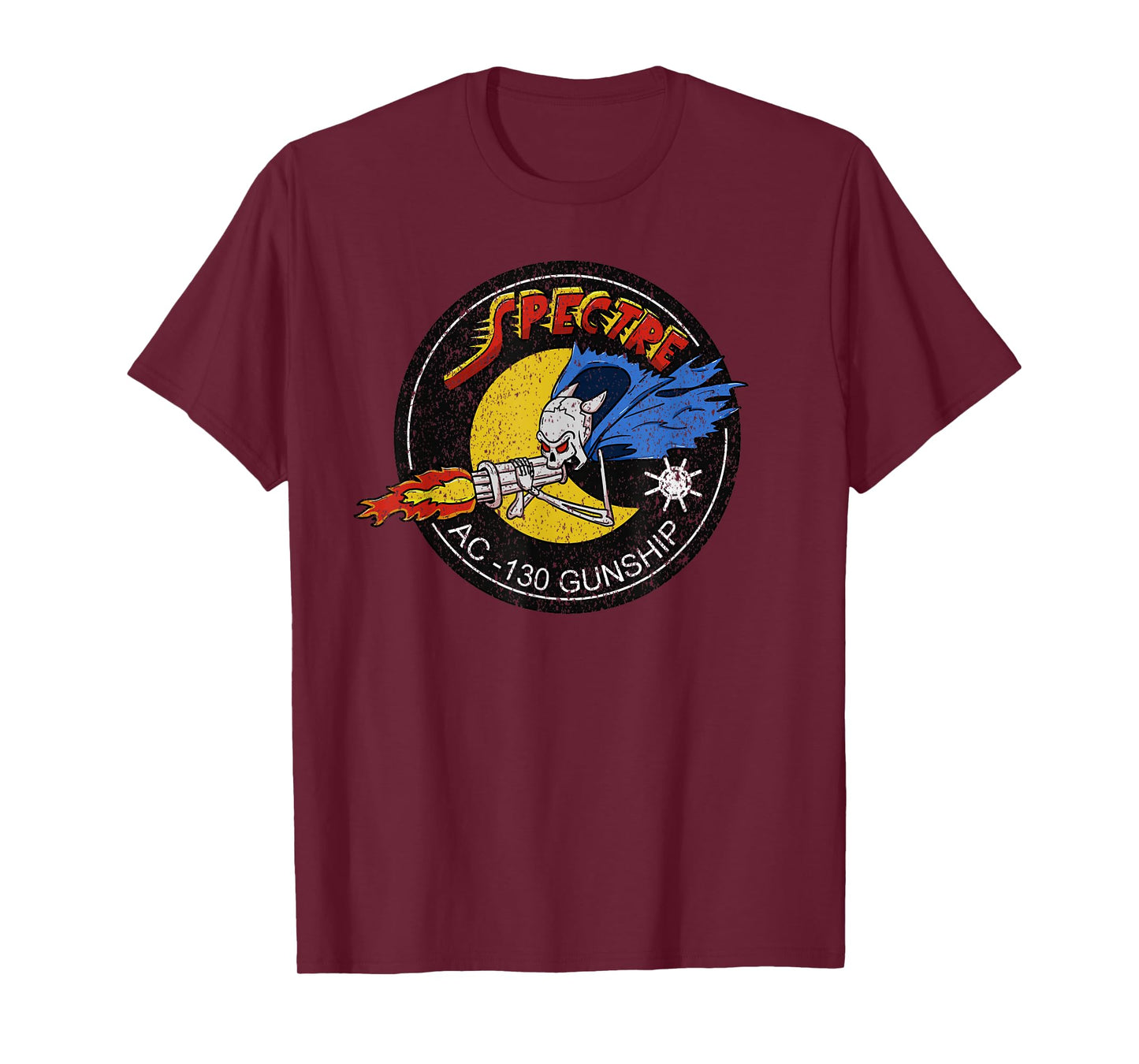 Vietnam Veteran AC-130 Military Gunship Ghost Aerial Gunner T-Shirt