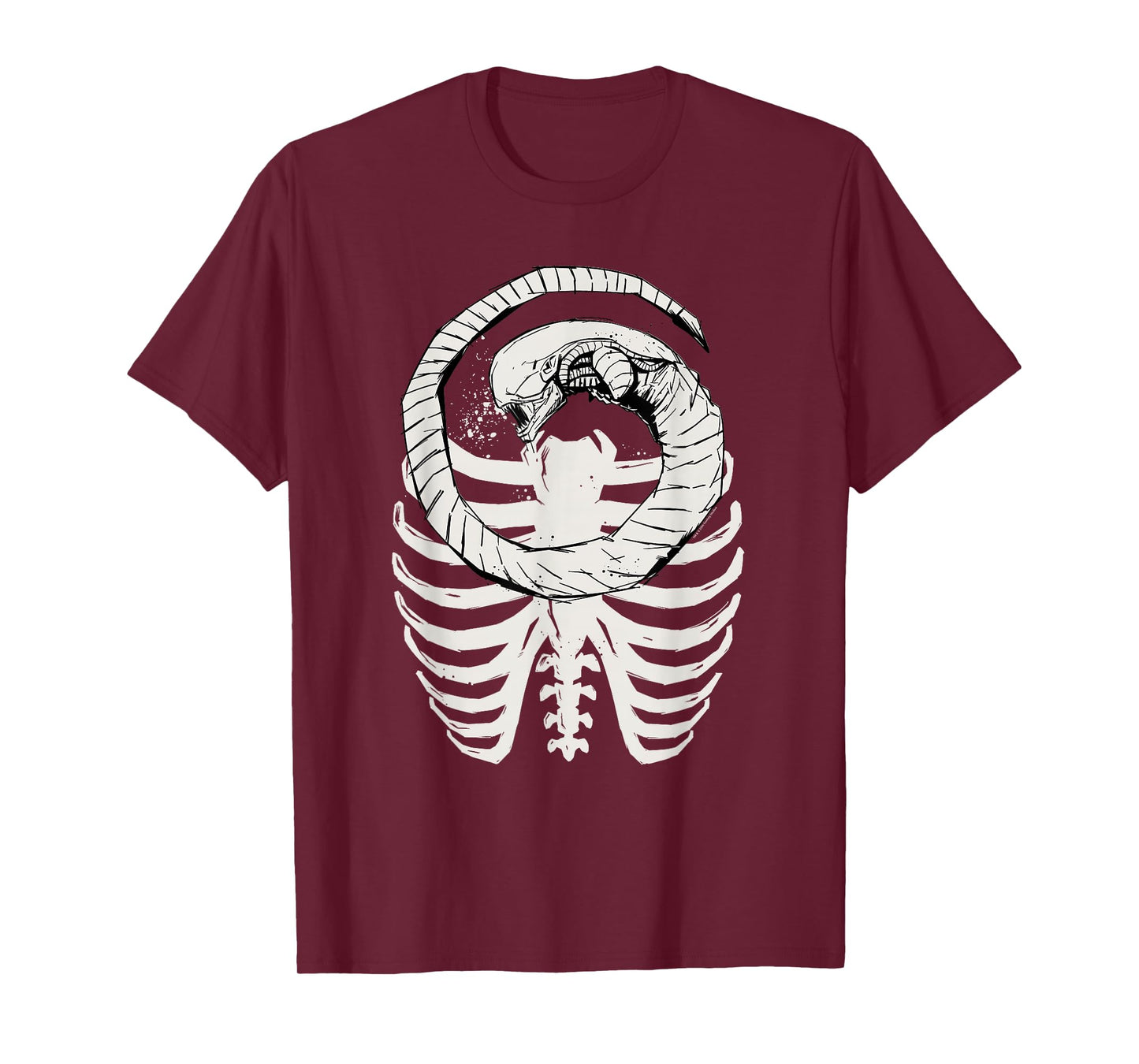 Alien: Romulus Xenomorph Chestburster in Ribcage Art T-Shirt