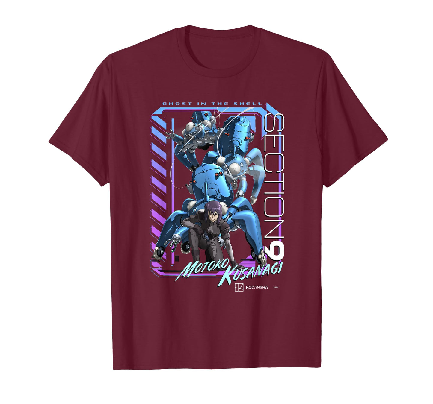 Ghost in the Shell: Stand Alone Complex Neon Section 9 T-Shirt
