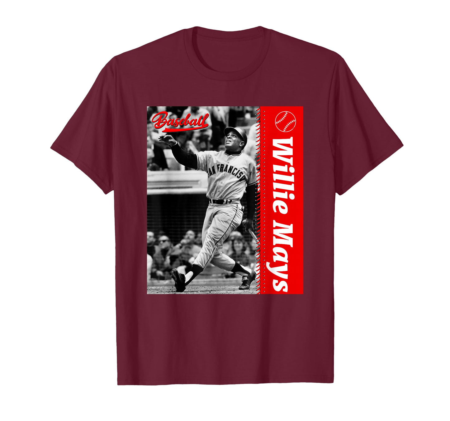 Willie Mays_Baseball_077 T-Shirt