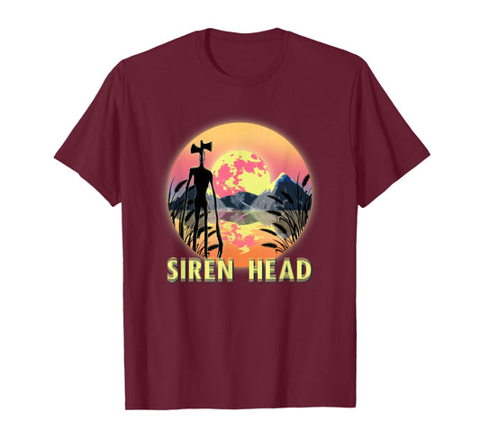 Cryptid Full Moon and Siren Head T-Shirt