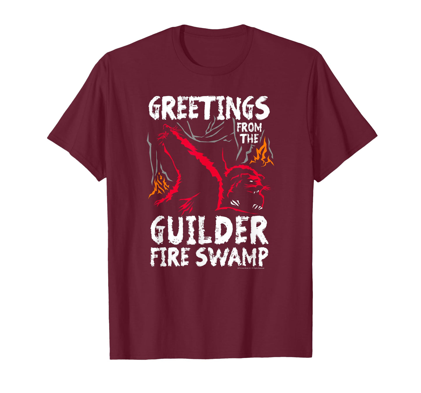 The Princess Bride Greetings from the Guilder Fire Swamp T-Shirt