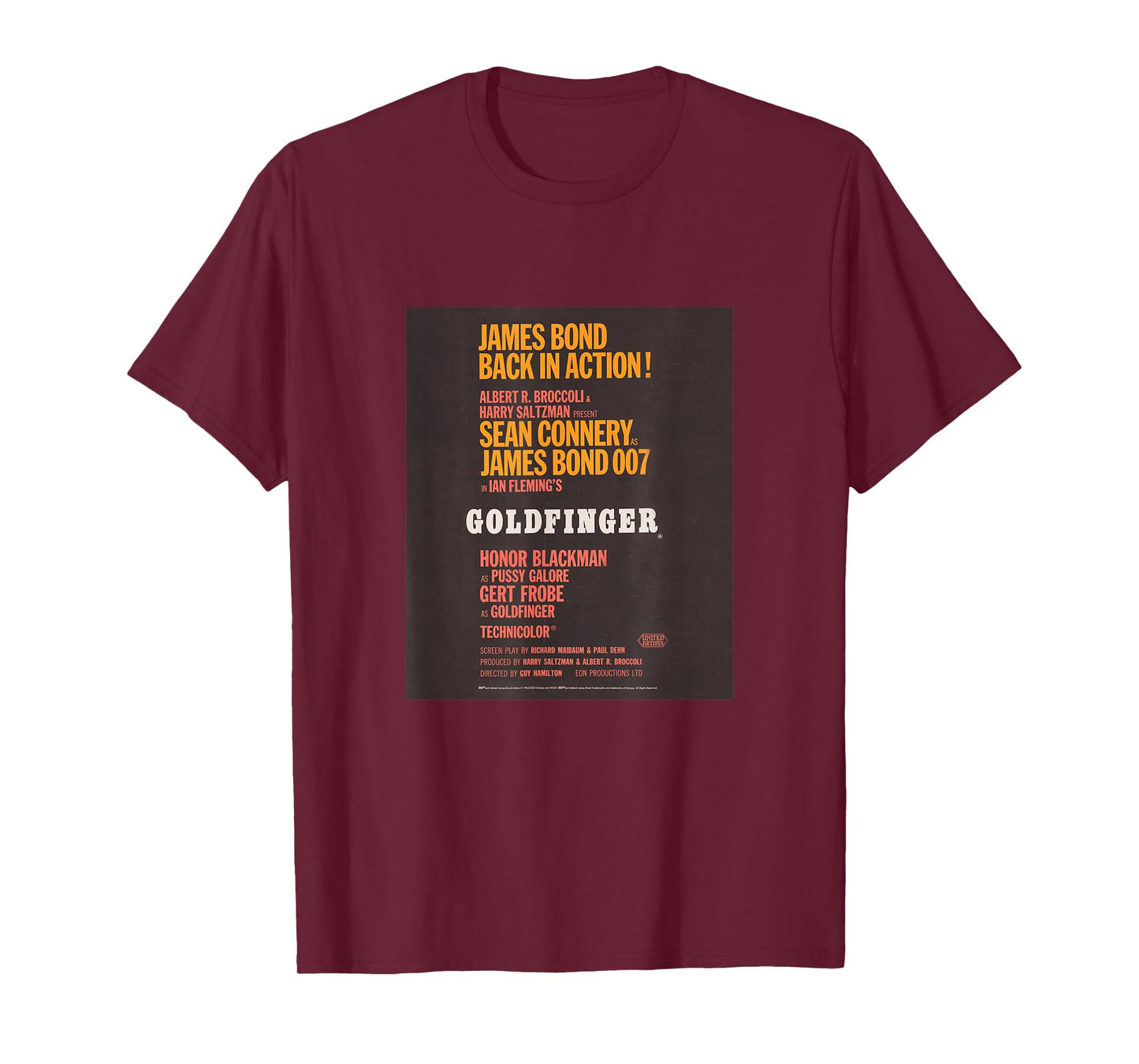 Official James Bond 007 Goldfinger T-Shirt