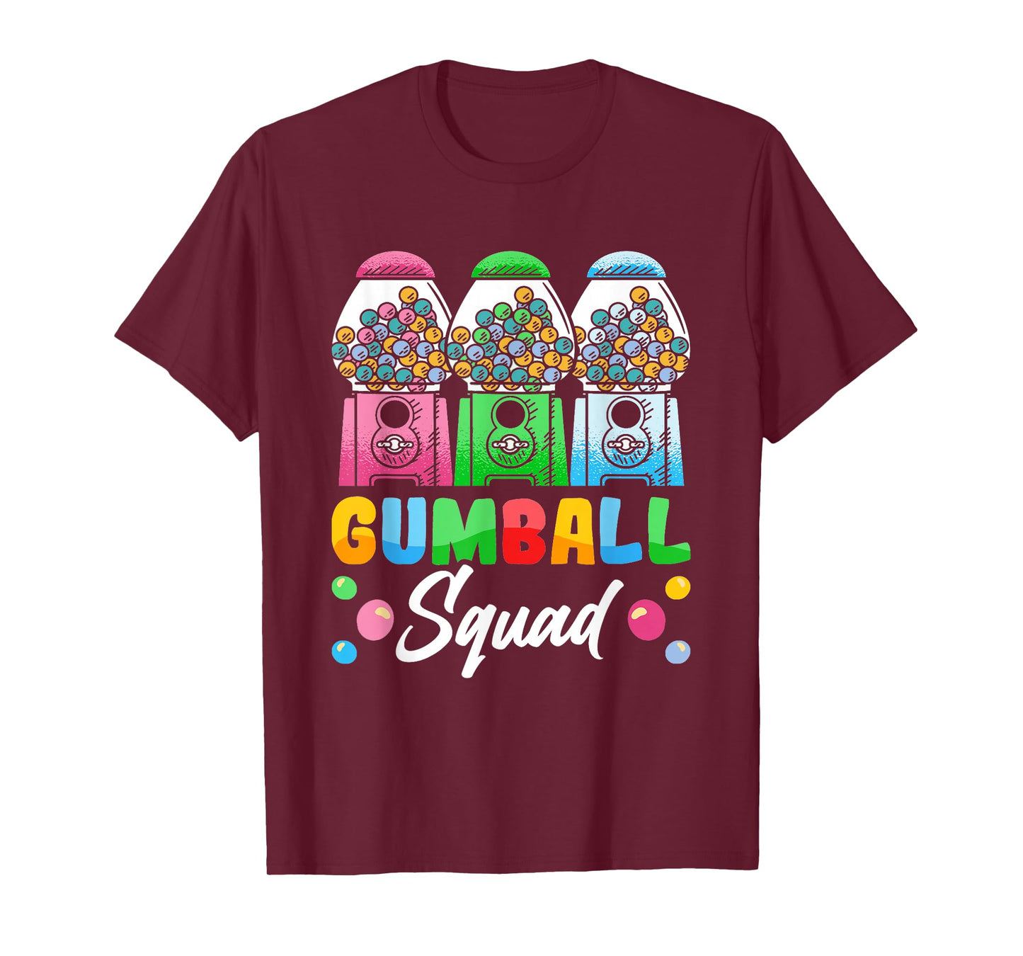 "Gumball Squad" Funny Gumball Machine T-Shirt